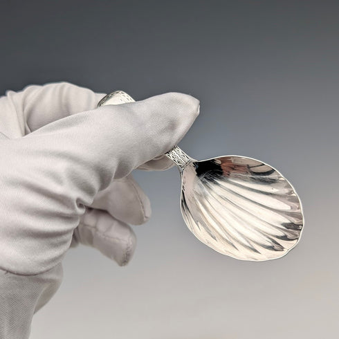 1807 年英國古董純銀茶盒湯匙喬治溫特爾